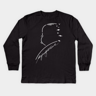 Alfred Hitchcock 1 Kids Long Sleeve T-Shirt